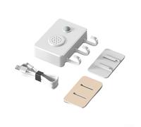 Allarme di ingresso con sensore intelligente e 20 messaggi preimpostati per la sicurezza delle aziende al dettaglio e auguri per i clienti (bianco)