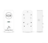 Allarme di perdite d'acqua wireless con doppi sensori, suono da 90 dB e involucro impermeabile IP66 per il rilevamento precoce delle perdite domestiche(1)