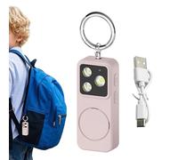 Allarme di sicurezza 150dB autodifesa con LED | Portachiavi con allarme di sicurezza per donne, studenti anziani, ragazze, bambini, università, protezione quotidiana di