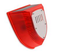 Allarme di sicurezza per esterni Sensori di movimento 129dB Suono e Luce Include Cane Abbaia Simulazione Gunshot Simulazione Batteria a Lunga Durata