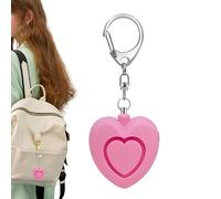 Allarme Di Sicurezza Personale - 125dB Dispositivo Di Difesa A Forma Di Cuore - Protezione Allarme Sicuro Con Portachiavi Con Luce | Per Ragazze, Donne, Bambini, Anziani, Escursionismo, Viaggio, Parch