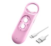 Allarme di sicurezza personale, di emergenza da 130 dB con luce stroboscopica, dispositivo di allarme di sicurezza tascabile, strumento di protezione addominale per donne, bambini