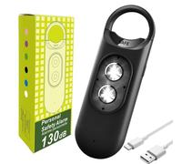 Allarme di sicurezza personale | di sicurezza extra forte, allarme personale con suono da 130 dB con luce stroboscopica, per anziani, familiari, bambini, sorelle, anziani, all'aperto