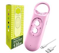 Allarme di sicurezza personale per donne, di sicurezza portatile, allarme sonoro da 130 dB con luce stroboscopica, per viaggi notturni all'aperto, anziane, ragazze, bambini, sorelle, mogli