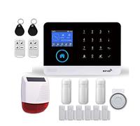 Allarme domestico Wireless 4G di allarme di sicurezza domestica for APP Tuya con sensore di movimento for animali domestici Rilevatore di fumo Rilevatore di gas,Espandibile(N)