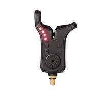 Allarme elettronico da pesca con sensibilità regolabile e controllo dell'impostazione del tono, luce di allarme a LED, base in ottone filettato 3/8, asta di allarme elettronico da pesca con allarme a