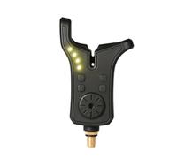 Allarme elettronico da pesca per orologio con canna da pesca a | Luce di allarme a LED, controllo della regolazione del tono, supporto in ottone 3/8 per uso a terra