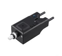 Allarme elettronico per pesca, controllo volume e tono, segnale LED, altoparlante ad alta potenza, alloggiamento in ABS, 14,2 x 4,5 x 3,5 cm, colore: nero