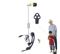 Allarme esca per canna da notturna a LED, allarme esca morso canna da ,Allarme da portatile da regolabili - ABS faro vite pulsante morso esca allarme pesce esca esca