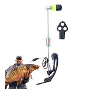 Allarme esca per morso canna da, indicatore di allarme morso di | Allarme di regolabile portatile | Allarme esca per pesci allarme allarme per esche per morso, faro ABS coppia