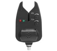 Allarme esche da pesca Sensore morso Luce LED pesce pesca Indicatore allarme abboccata Allarme visivo acustico Volume regolabile per portacanna stile UE