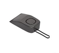 Allarme fermaporta ricaricabile con 70 dB, sensibilità regolabile e base antiscivolo per sicurezza domestica e viaggi (nero)