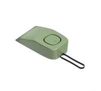 Allarme fermaporta ricaricabile da 70 dB con sensibilità regolabile, base antiscivolo e doppio sensore per sicurezza da viaggio (verde)