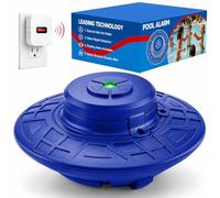 Allarme galleggiante per piscina con ricevitore interno, sirena da 110 dB, allarmi di sicurezza per piscine interrate e fuori terra, allarme acqua zero installazione con sensibilità regolabile per la