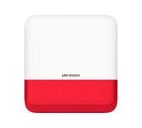 Allarme Hikvision DS-PS1-E-WE-RED Inalámbrico 868 MHz Esterno Flash Rosso 110 dB App