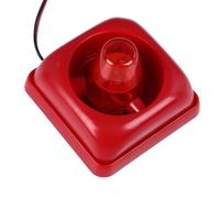 Allarme Incendio con Luce Sonora Ultra Forte da 115 DB, Luci Rosse Lampeggianti Sirena Stroboscopica con visibilità Migliorata, Sensore didi Sicurezza Allarme Sonoro per la