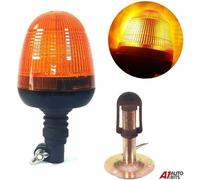 Allarme Lampeggiante LED Ambra Faro & Supporto Trattore Agricolo Veicoli #F