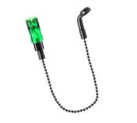 Allarme linea di pesca sensibile catena antiscivolo portatili indicatori di pesca con reazione rapida gancio rack strumento notte allarme compatibile