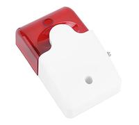 Allarme luce sonora, volume regolabile 110DB cablato 12VDC Mini sirena stroboscopica LED per edifici per uffici per hotel