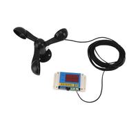 Allarme misuratore di velocità del vento 3 pale ventilatore Anemometro for gru a torre in plastica anti-interferenza Misurazione a 360 gradi for il windsurf