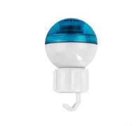 Allarme morso da pesca con supporto batteria CR1632 stabile gancio design e diffusore di luce esagonale per una maggiore visibilità (A)