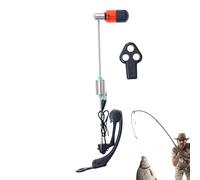 Allarme morso di canna da , indicatore di allarme morso di ,Allarme da portatile | ABS faro vite pulsante morso esca allarme pesce esca per famiglia amici colleghi pescatori insegnante