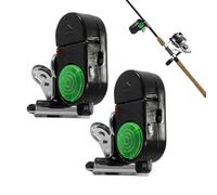 Allarme Morso, Segnalatore Abboccata con Suono e Luce LED, 2 Pezzi Attrezzatura Sensibile Regolabile per Fiumi Laghi Stagni Bacini Corsi d'Acqua
