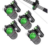 Allarme per abboccata da pesca, indicatore elettronico sensibile, con canna da pesca, sirena notturna per carpa, batteria a LED