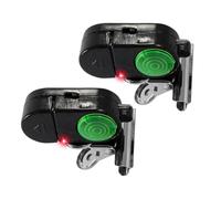 Allarme per Abboccata di Pesce | Segnalatore Abboccata con Suono e Luce LED,2 Pezzi Attrezzatura Sensibile Regolabile per Fiumi Laghi Stagni Bacini Corsi d'Acqua