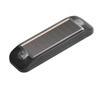 Allarme per auto simulato, allarme per auto finto alimentato ad energia solare, impermeabile, antifurto, luci di sicurezza lampeggianti a LED per, mini lampada di avvertimento per porta