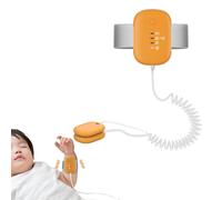Allarme per bagnare il letto, dispositivo di allarme per vasino ricaricabile tramite USB, rilevatore di bagnatura notturna ad alta sensibilità sicuro | Allarme pipì con vibrazione e suono, educatore