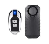 Allarme per bici con sensore a vibrazione, con telecomando, impermeabile, antifurto, antifurto, wireless, sirena per bicicletta, e-bike, moto, scooter, rimorchi, recinzioni