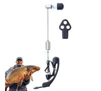 Allarme per esca con canna da notturna a led - Braccio da portatile - Allarme esca morsa con pulsante del faro in ABS per familiari amici e colleghi