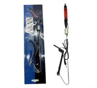 Allarme per pesca all'altalena, 9 x 4,5 cm, in acciaio inox, indicatore di morso per pesca notturna alla carpa, segnale sensibile con opzioni rosso/giallo/verde/blu (rosso)