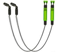 Allarme per pesca notturna, 2 pezzi, design resistente al vento (sacchetto verde)