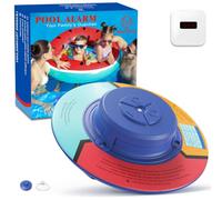 Allarme per piscina interrata e fuori terra, allarme di sicurezza per piscina galleggiante per bambini e animali domestici, senza bisogno di WiFi, algoritmo intelligente a onde dinamiche con 5 livelli