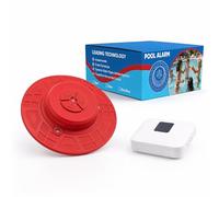 Allarme per piscine interrate e fuori terra - Allarme di sicurezza galleggiante impermeabile IP68 con ricevitore interno, portata wireless da 79,9 m, doppia sirena da 110 dB per bambini e animali