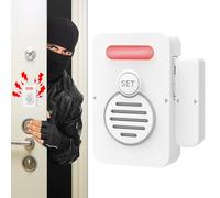 Allarme per porta del frigorifero, avviso vocale per frigorifero, strumento di sicurezza per il rilevamento di porte aperte, facile installazione per stanza, negozio, uso aziendale, monitoraggio delle