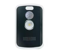 Allarme perimetrale con sensore di movimento - Sensore PIR da 125 dB, alimentato a batteria, allarme continuo e modalità di illuminazione, dispositivo antifurto portatile facile da installare |