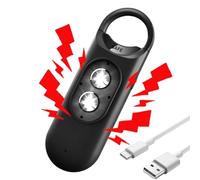 Allarme Personale,Di Allerta | Allarme Sonoro 130dB con Luce Stroboscopica | Per Studenti Anziani Ragazze Sorelle Universitari Viaggio Notturno all'Aperto