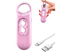 Allarme Personale per Autodifesa Di Sicurezza Con Suono Molto Forte | Allarme Sonoro 130dB Con Luce Stroboscopica Per Studenti Anziani Ragazze Sorelle Universitari Viaggio Notturno all'Aperto
