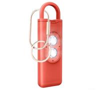 Allarme personale portatile compatto che produce un suono da 130 dB, con due segnali LED accattivanti (arancione e rosso)