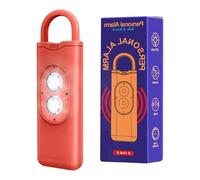 Allarme personale ricaricabile con 2 luci a LED e avvisi da 130 dB per attività all'aperto, emergenze, protezioni per se stessi, allarme di difesa, portachiavi