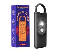 Allarme personale ricaricabile con 2 luci LED e avvisi da 130 dB per attività all'aperto, emergenze, protezione, portachiavi, allarmi per donne
