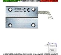 Allarme Porta Blindata Contatto Magnetico per Infisso Ferroso Antifurti Sensore