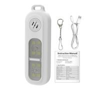 Allarme Portachiavi, Allarme Di Sicurezza Personale, Avviso Personale Di Avvertimento Personale Delle Donne PoE, Donne Guidate da Chiave Di Silenzio Luce 130dB -USB Ricarica