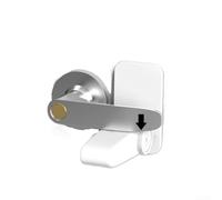 Allarme portatile da 120 dB, fermaporta di sicurezza da viaggio, bianco, confezione da 2, antifurto, per viaggi, hotel, casa, solista, guardia di sicurezza personale