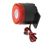 Allarme resistente per montaggio a parete, 12 V/24 V/220 V, 115 dB, con luce lampeggiante e suono forte, fissaggio rapido per sicurezza industriale e sicurezza impermeabile