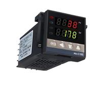 Allarme REX-C100 Kit regolatore di temperatura PID digitale da 110 V a 240 V da 0 a 1300 gradi con sensore sonda tipo K