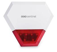 Allarme SCS SENTINEL Kitalarm Sirena Esterna Cablate 100 dB 80 m 434 MHz